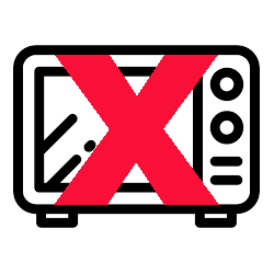 Do Not Microwave Icon