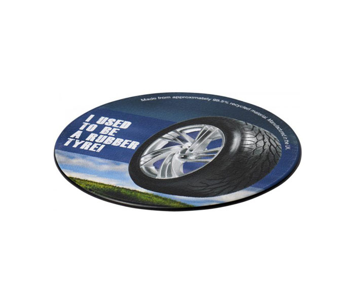 Printed Tyre Brite Mat Coaster